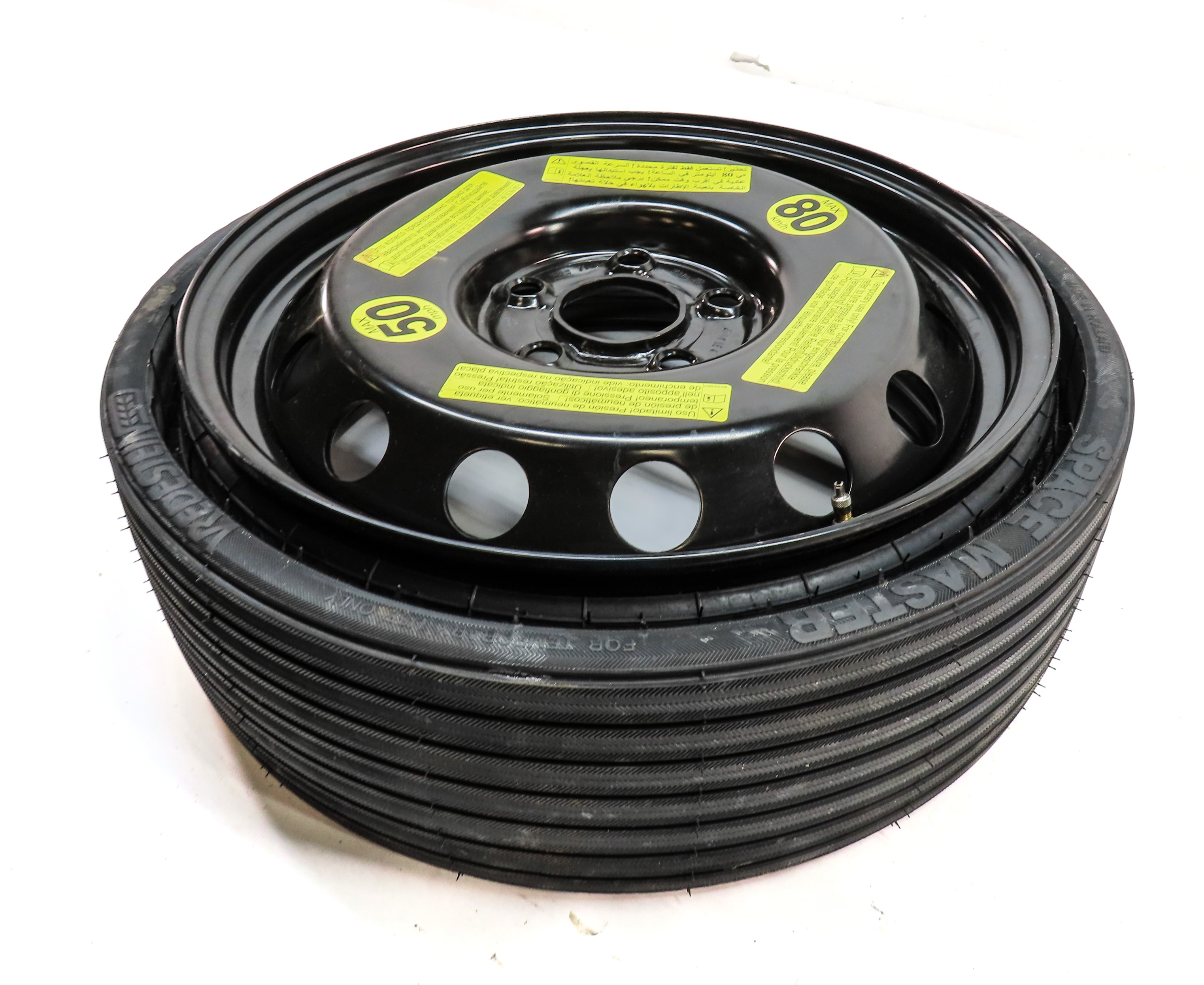 2004-2017 VW TOUAREG AUDI Q7 (4L) 18x6-1/2 COLLAPSIBLE SPARE TIRE WHEEL RIM — exact item pictured